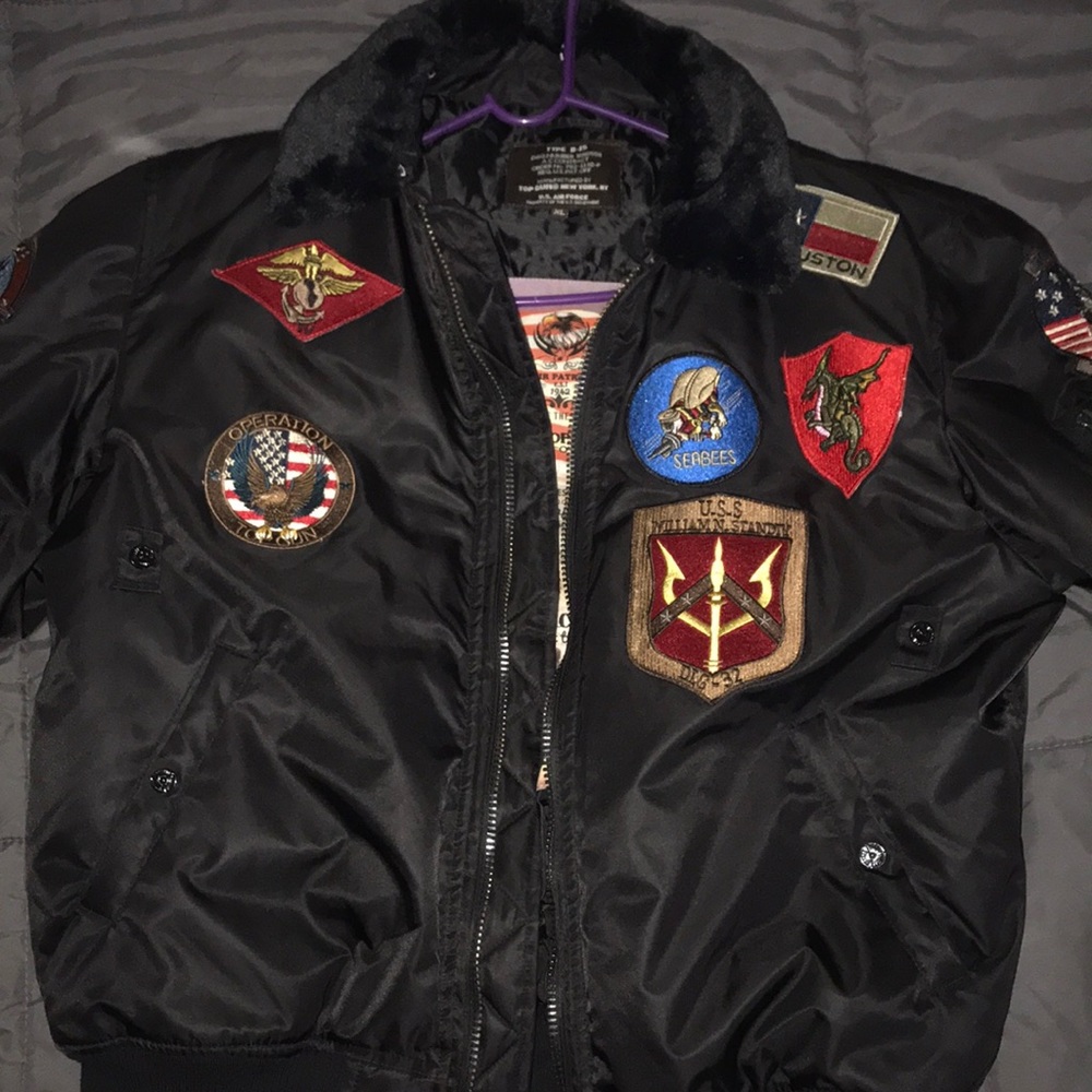 TOP FLIGHT FAUX FUR JACKET (XL) GREAT CONDITION